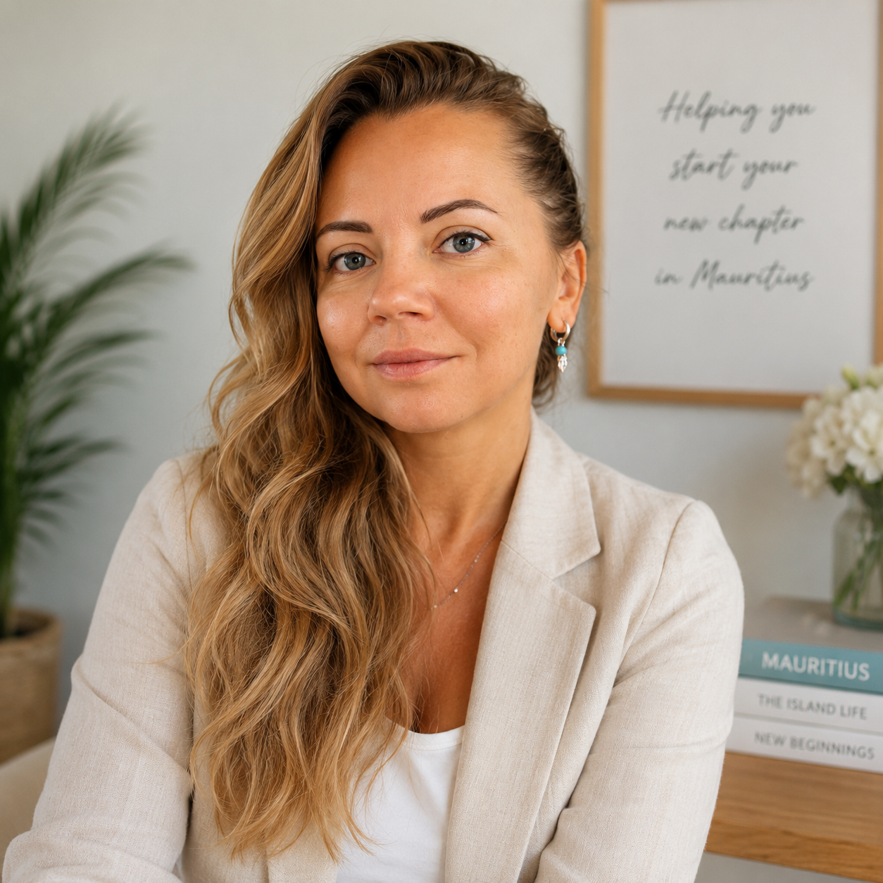 Portrait of your Mauritius relocation transition consultant